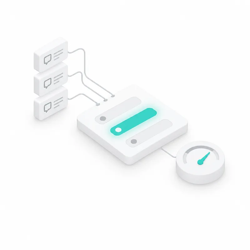 Ilustración del artículo: La Decisions API de OpenAI cierra el espacio de respuestas: eso arregla el parseo, no el juicio